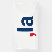 Comma La kamala grappige uitspraak patriottisch Spandoek (Verticaal)