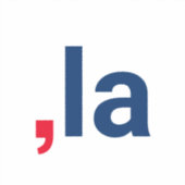 Comma La kamala grappige uitspraak patriottisch Sticker (Voorkant)