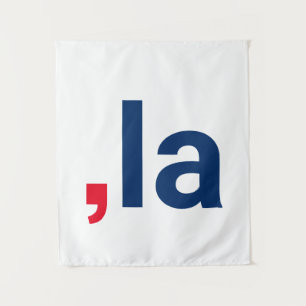 Comma La kamala grappige uitspraak patriottisch Wandkleed