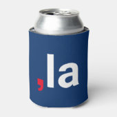 Comma La kamala grappige uitspraak rood wit blauw Blikjeskoeler (Blikje Voorkant)