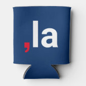 Comma La kamala grappige uitspraak rood wit blauw Blikjeskoeler (Voorkant)