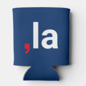 Comma La kamala grappige uitspraak rood wit blauw Blikjeskoeler (Achterkant)