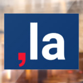 Comma La kamala grappige uitspraak rood wit blauw Raamsticker (Vel 2)