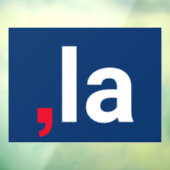 Comma La kamala grappige uitspraak rood wit blauw Raamsticker (Vel 3)
