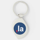 Comma La kamala grappige uitspraak rood wit blauw Sleutelhanger (Voorkant)