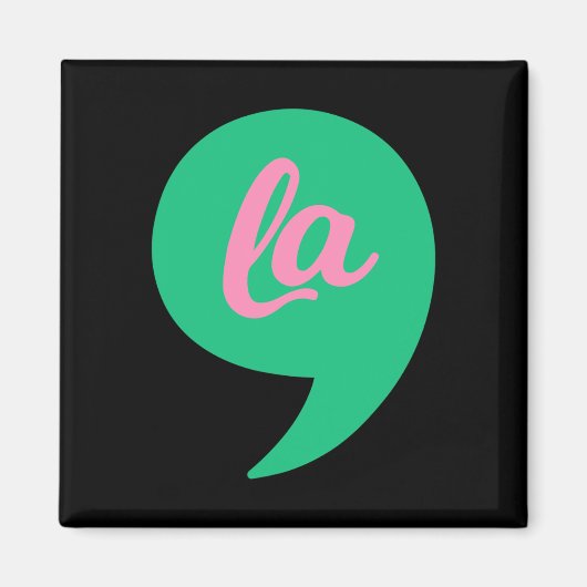 Comma La Kamala Harris 2022 Verkiezingskostuum Magneet (Voorkant)