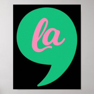 Comma La Kamala Harris 2022 Verkiezingskostuum Poster