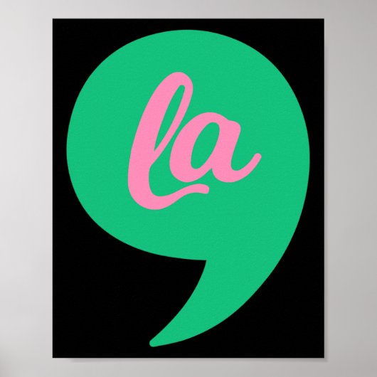 Comma La Kamala Harris 2022 Verkiezingskostuum Poster (Voorkant)