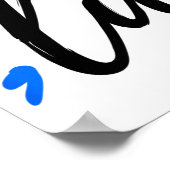 Comma La - Kamala Harris 2024 Mevrouw President St Poster (Hoek)