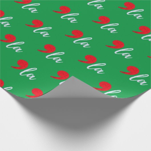 Comma La Kamala Harris 2024 President Grappig Cadeaupapier (Hoek)