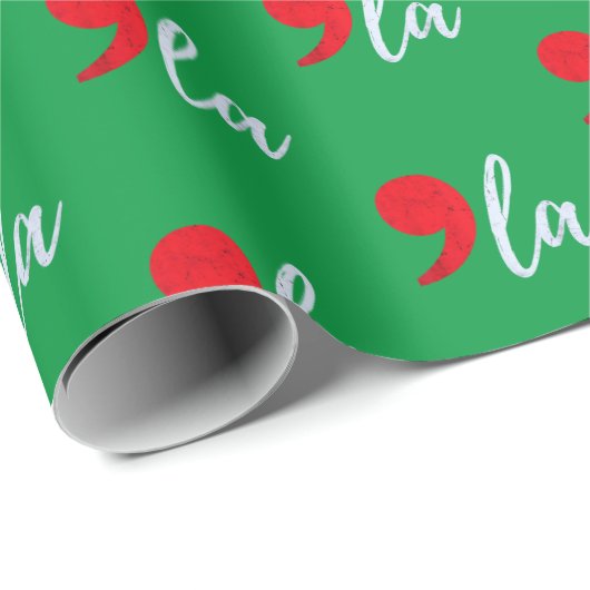 Comma La Kamala Harris 2024 President Grappig Cadeaupapier (Rol Hoek)