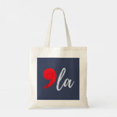 Comma La Kamala Harris 2024 President Grappig Tote Bag (Achterkant)