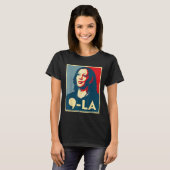 Comma La - Kamala-Harris 2024 Stem op President T-shirt (Voorkant volledig)
