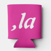 Comma La Kamala Harris - aangepast tekstontwerp Blikjeskoeler (Achterkant)