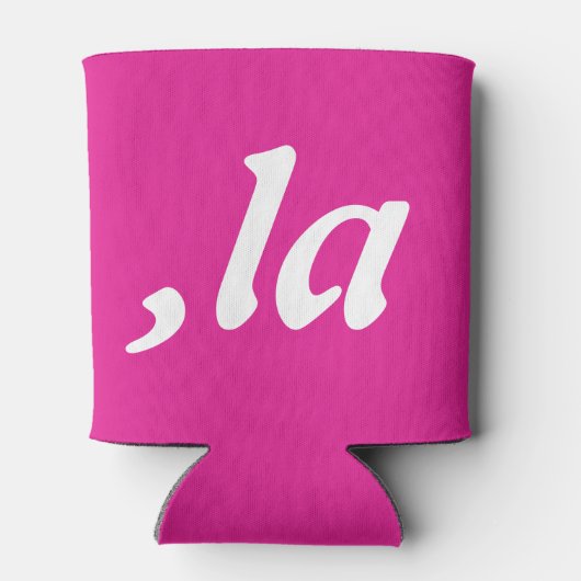 Comma La Kamala Harris - aangepast tekstontwerp Blikjeskoeler (Achterkant)