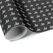 Comma La Kamala Harris - aangepast tekstontwerp Cadeaupapier (Rol Hoek)