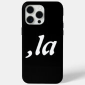 Comma La Kamala Harris - aangepast tekstontwerp Case-Mate iPhone Case (Achterkant)