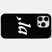 Comma La Kamala Harris - aangepast tekstontwerp Case-Mate iPhone Case (Achterkant (horizontaal))