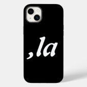 Comma La Kamala Harris - aangepast tekstontwerp Case-Mate iPhone Case (Achterkant)