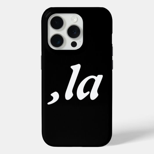 Comma La Kamala Harris - aangepast tekstontwerp Case-Mate iPhone Case (Achterkant)