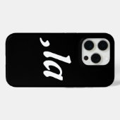 Comma La Kamala Harris - aangepast tekstontwerp Case-Mate iPhone Case (Achterkant (horizontaal))