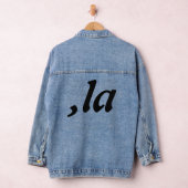 Comma La Kamala Harris - aangepast tekstontwerp Denim Jacket (Hangar)