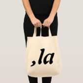 Comma La Kamala Harris - aangepast tekstontwerp Tote Bag (Voorkant (product))