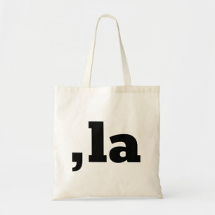 Comma La Kamala Harris - aangepast tekstontwerp Tote Bag