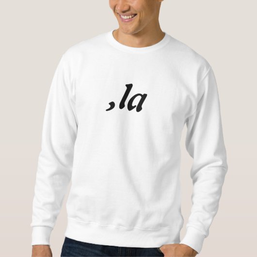 Comma La Kamala Harris - aangepast tekstontwerp Trui (Voorkant)