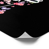 Comma La Kamala Harris  Bloemen Vrouwelijk Pre Poster (Hoek)