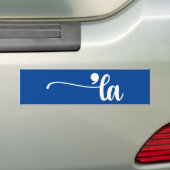 Comma La | Kamala Harris Blue Bumpersticker (Op auto)