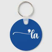 Comma La | Kamala Harris Blue Sleutelhanger (Achterkant)