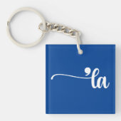 Comma La | Kamala Harris Blue Sleutelhanger (voorkant)