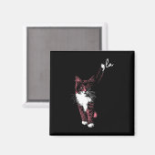 Comma La Kamala Harris Cat Kitten Schattige Schatt Magneet (Voorkant / Achterkant)