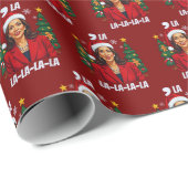 Comma La Kamala Harris Christmas Cadeaupapier (Rol Hoek)