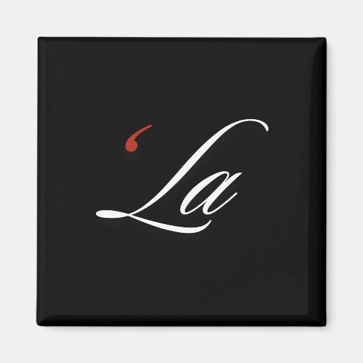 Comma La Kamala Harris Grappige interpunctie La El Magneet (Voorkant)