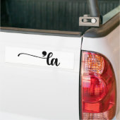 Comma La Kamala Harris Interpunctie La Verkiezing Bumpersticker (Op Truck)