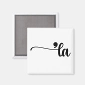 Comma La Kamala Harris Interpunctie La Verkiezing Magneet (Voorkant / Achterkant)