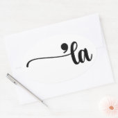 Comma La Kamala Harris Interpunctie La Verkiezing Ovale Sticker (Envelop)