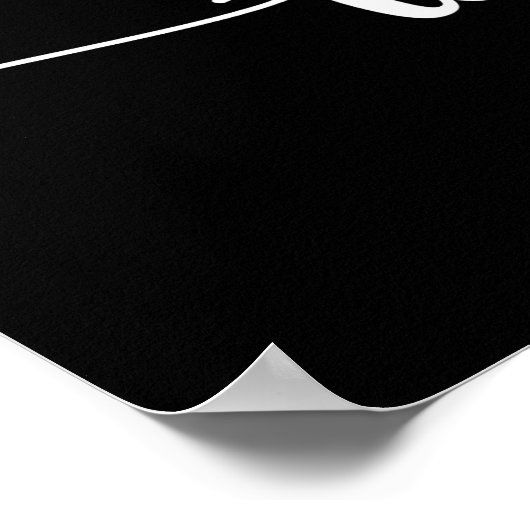 Comma La Kamala Harris Interpunctie La Verkiezings Poster (Hoek)