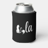 Comma La Kamala Harris - kattenmoeder voor Kamala Blikjeskoeler (Blikje Achterkant)