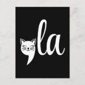 Comma La Kamala Harris - kattenmoeder voor Kamala Briefkaart (Voorkant)