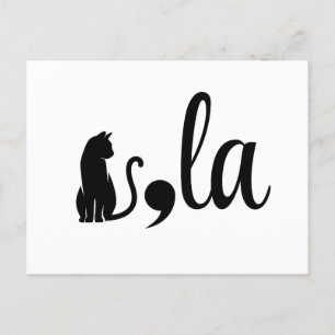 Comma La Kamala Harris - kattenmoeder voor Kamala Briefkaart