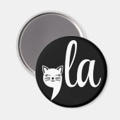 Comma La Kamala Harris - kattenmoeder voor Kamala Magneet (Voorkant / Achterkant)