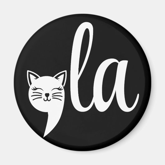 Comma La Kamala Harris - kattenmoeder voor Kamala Magneet (Voorkant)