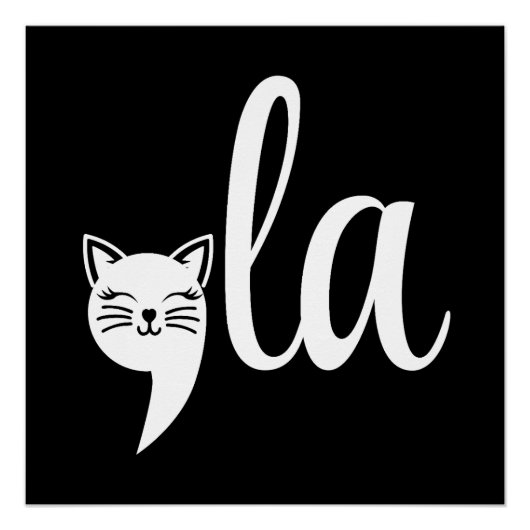Comma La Kamala Harris - kattenmoeder voor Kamala Perfect Poster (Voorkant)