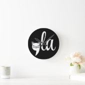 Comma La Kamala Harris - kattenmoeder voor Kamala Ronde Klok (Huis)