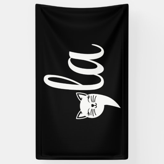 Comma La Kamala Harris - kattenmoeder voor Kamala Spandoek (Verticaal)