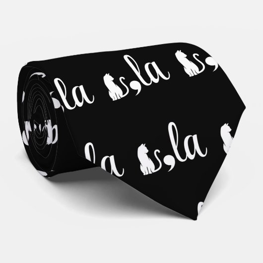 Comma La Kamala Harris - kattenmoeder voor Kamala Stropdas (Opgerold)