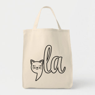 Comma La Kamala Harris - kattenmoeder voor Kamala Tote Bag